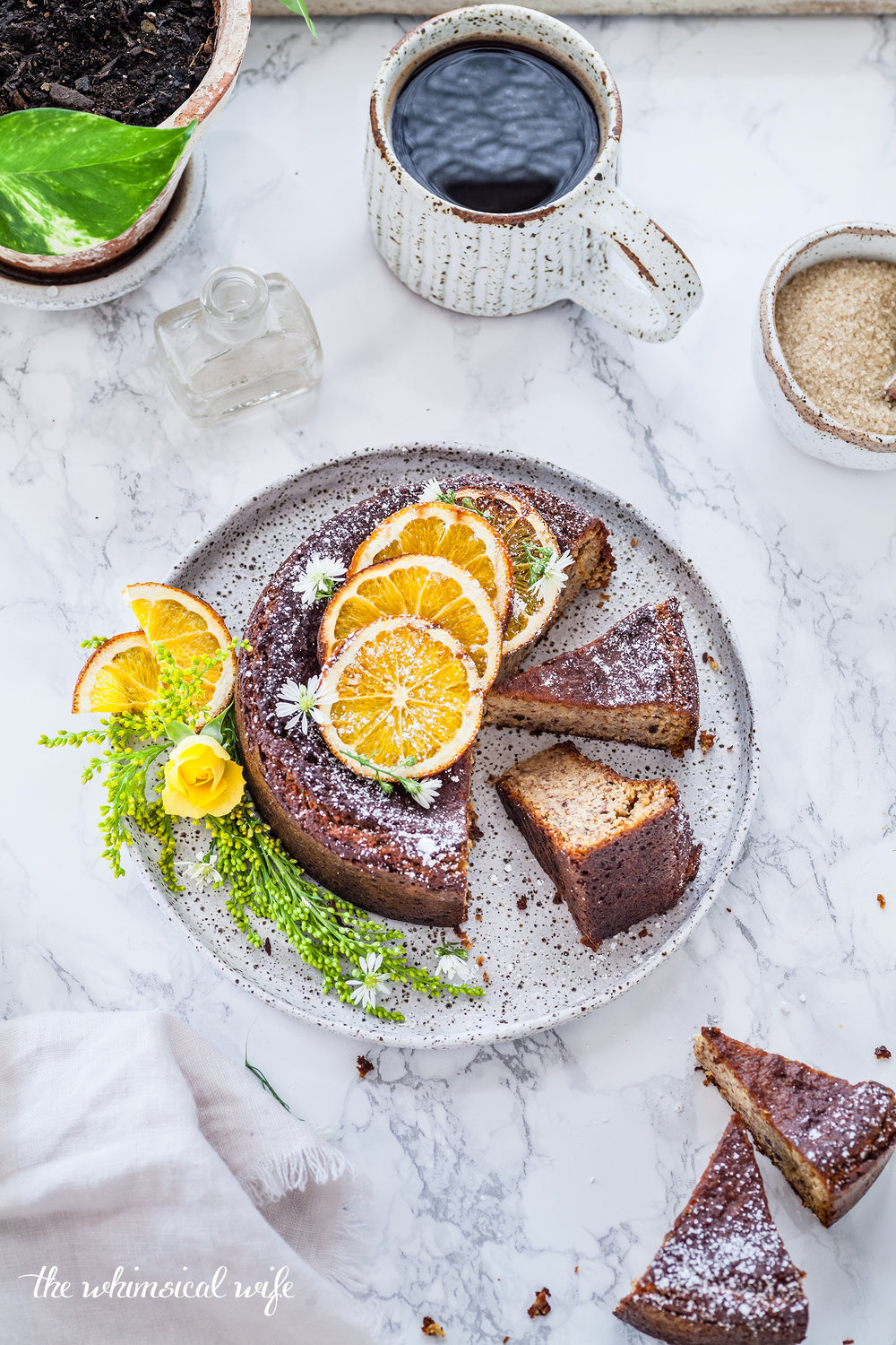 30 Cakes In 30 Days | 5. Orange & Almond Cake {Vegan, Gluten & Dairy Free} | The Whimsical Wife